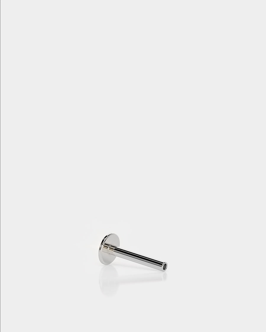 Product image of a Threadless Titanium Labret Post measureing 1.2x8 with a 4mm base